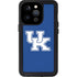 University of Kentucky UK on Blue iPhone 14 Pro Waterproof Case