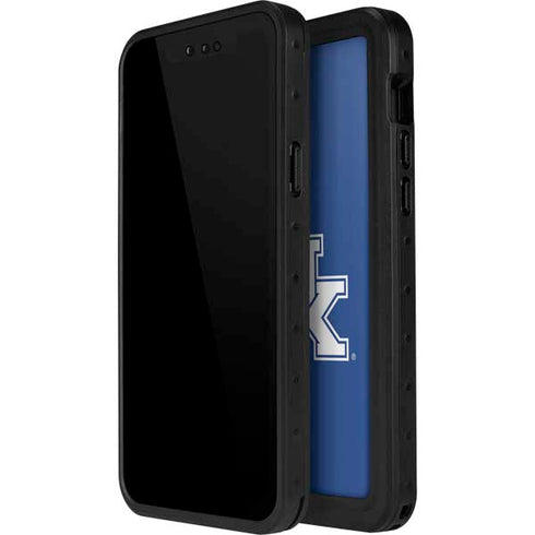 University of Kentucky UK on Blue iPhone 15 Plus Waterproof Case