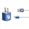 University of Kentucky UK on Blue iPhone Charger (5W USB) Skin