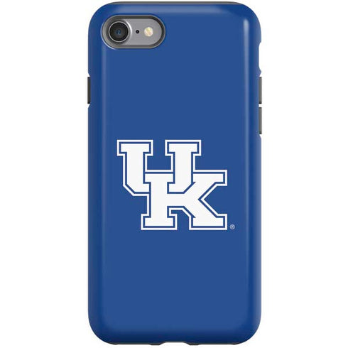University of Kentucky UK on Blue iPhone SE (2nd & 3rd Gen) Pro Case