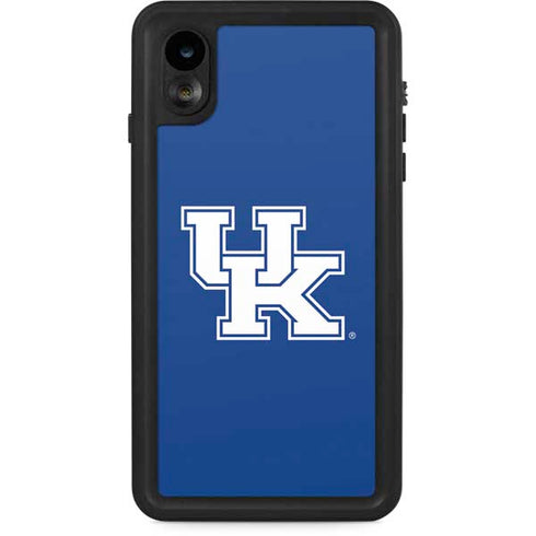 University of Kentucky UK on Blue iPhone XR Waterproof Case