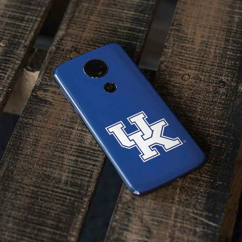 University of Kentucky UK on Blue Moto E5 Plus Skin