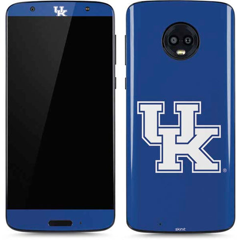 University of Kentucky UK on Blue Moto G6 Skin