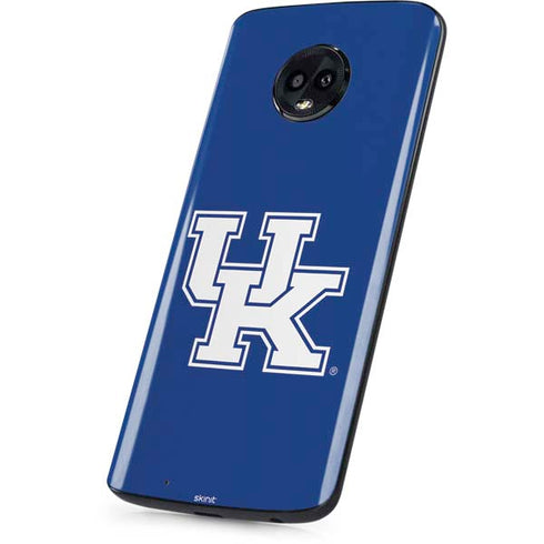 University of Kentucky UK on Blue Moto G6 Skin