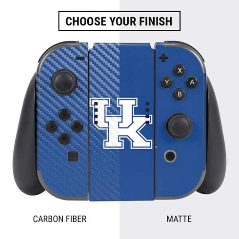 University of Kentucky UK on Blue Nintendo Switch Bundle Skin