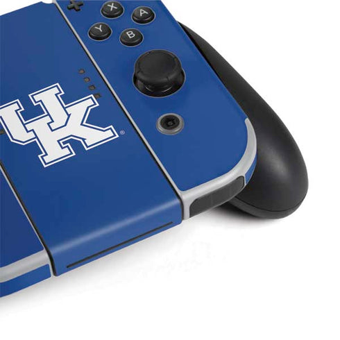 University of Kentucky UK on Blue Nintendo Switch OLED (2021) Skin