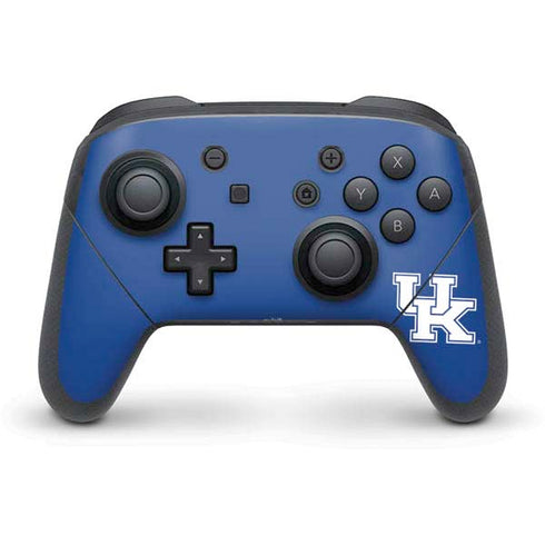 University of Kentucky UK on Blue Nintendo Switch Pro Controller Skin