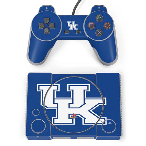 University of Kentucky UK on Blue PlayStation Classic Bundle Skin