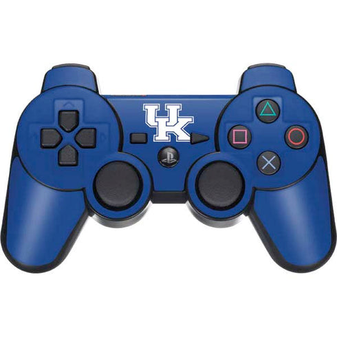 University of Kentucky UK on Blue PS3 Dual Shock wireless controller Skin