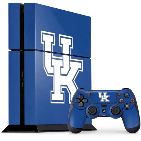 University of Kentucky UK on Blue PS4 Console and Controller Bundle Skin