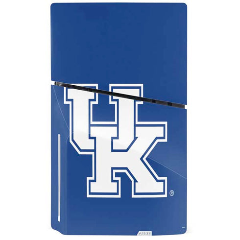 University of Kentucky UK on Blue PS5 Slim Disk Console Skin