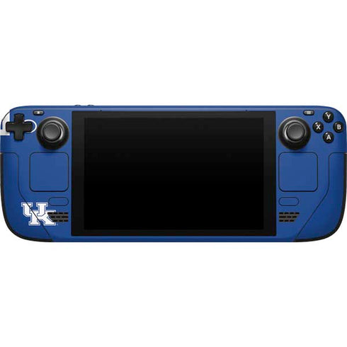 University of Kentucky UK on Blue Steam Deck Handheld Gaming Computer Skin