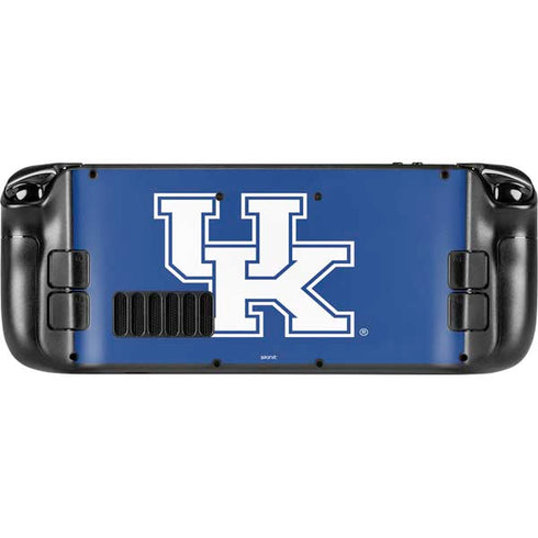 University of Kentucky UK on Blue Steam Deck Handheld Gaming Computer Skin