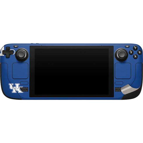 University of Kentucky UK on Blue Steam Deck Handheld Gaming Computer Skin