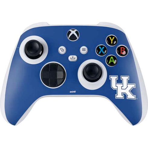 University of Kentucky UK on Blue Xbox Series S Controller Skin