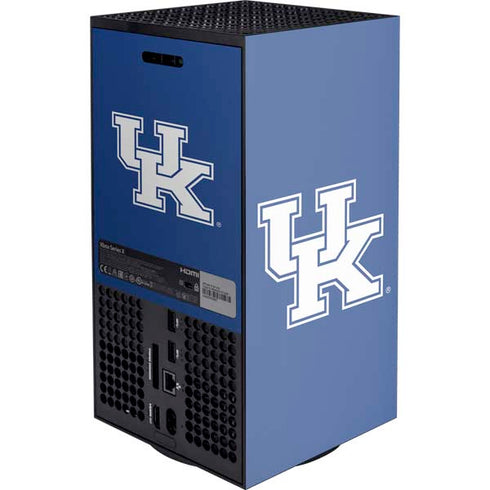 University of Kentucky UK on Blue Xbox Series X Console Skin