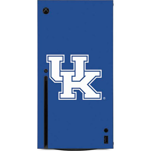 University of Kentucky UK on Blue Xbox Series X Console Skin