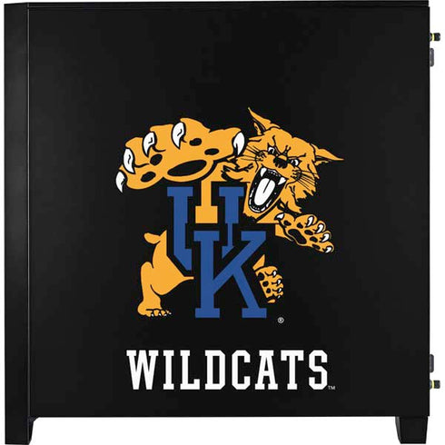 University of Kentucky UK Wilcats Mascot Corsair 4000D Tempered Glass Mid-Tower ATX Case Skin