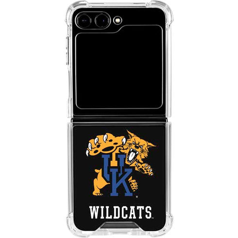 University of Kentucky UK Wilcats Mascot Galaxy Z Flip5 5G Clear Case