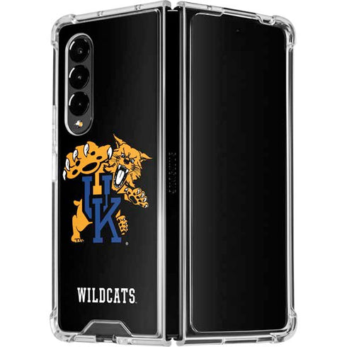 University of Kentucky UK Wilcats Mascot Galaxy Z Fold4 5G Clear Case