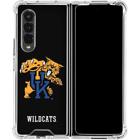 University of Kentucky UK Wilcats Mascot Galaxy Z Fold4 5G Clear Case