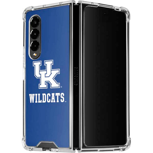 University of Kentucky UK Wildcats Galaxy Z Fold4 5G Clear Case