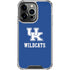University of Kentucky UK Wildcats iPhone 14 Pro Clear Case