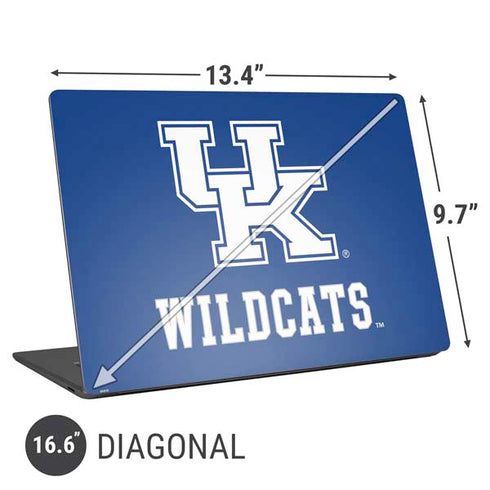 University of Kentucky UK Wildcats Universal Laptop 16.6in (13.4 x 9.7in) Skin