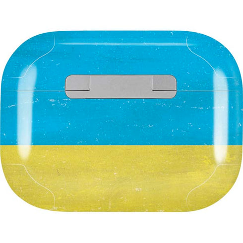 Ukraine Flag Distressed AirPods Pro 2nd Gen Skin