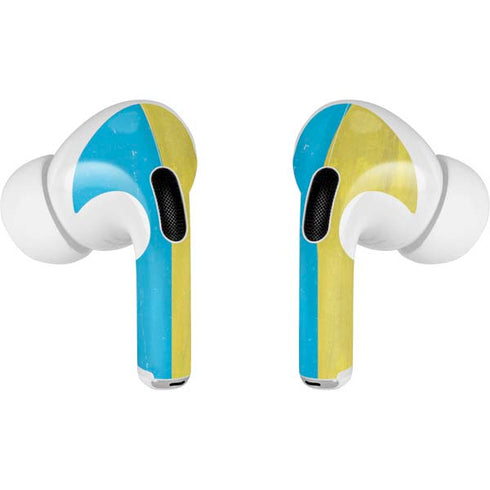 Ukraine Flag Distressed AirPods Pro 2nd Gen Skin