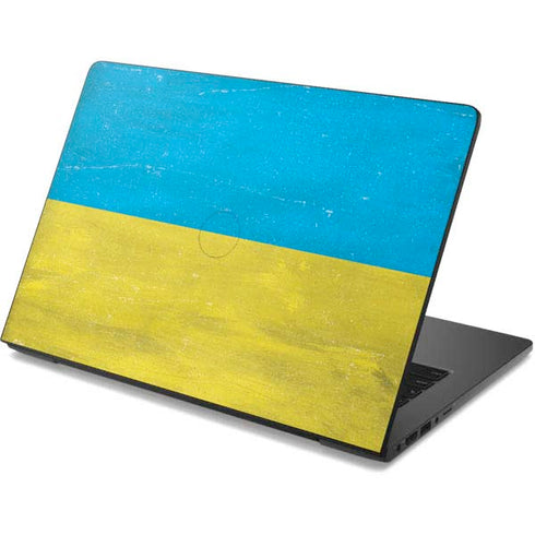 Ukraine Flag Distressed Dell Chromebook Skin