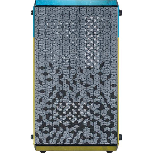 Ukraine Flag Distressed Cooler Master MasterBox Q300L Mini Tower Skin