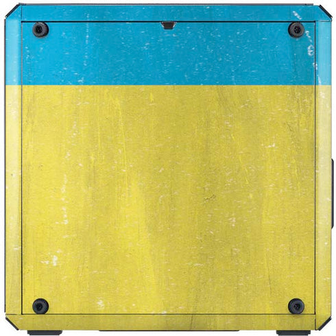 Ukraine Flag Distressed Cooler Master MasterBox Q300L Mini Tower Skin