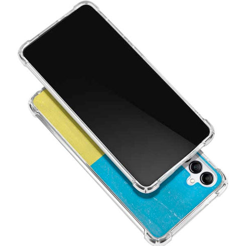 Ukraine Flag Distressed Galaxy A15 5G Clear Case