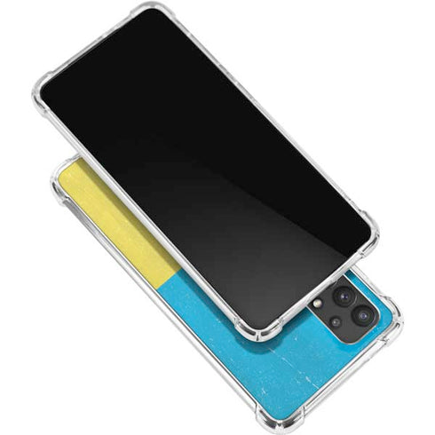 Ukraine Flag Distressed Galaxy A32 5G Clear Case