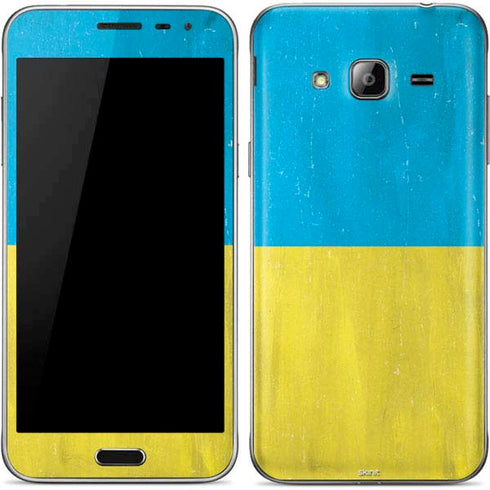 Ukraine Flag Distressed Galaxy J3 Skin