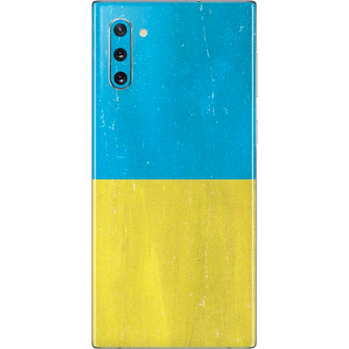 Ukraine Flag Distressed Galaxy Note 10 Skin