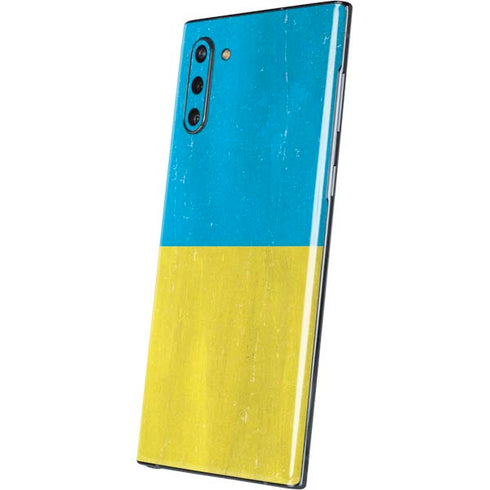 Ukraine Flag Distressed Galaxy Note 10 Skin