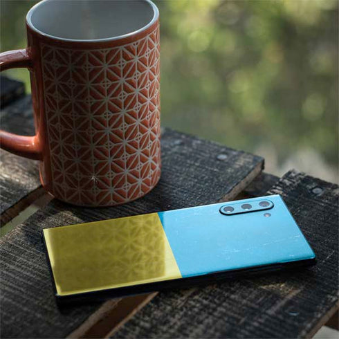 Ukraine Flag Distressed Galaxy Note 10 Skin