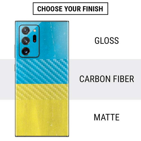 Ukraine Flag Distressed Galaxy Note20 Ultra 5G Skin