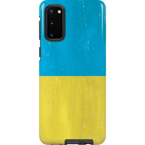 Ukraine Flag Distressed Galaxy S20 Pro Case