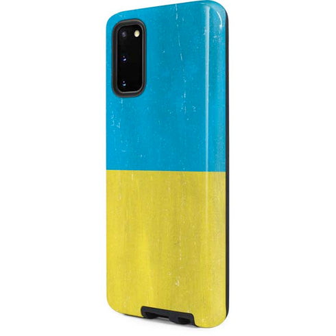 Ukraine Flag Distressed Galaxy S20 Pro Case