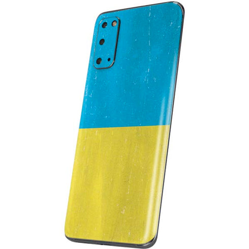 Ukraine Flag Distressed Galaxy S20 Skin