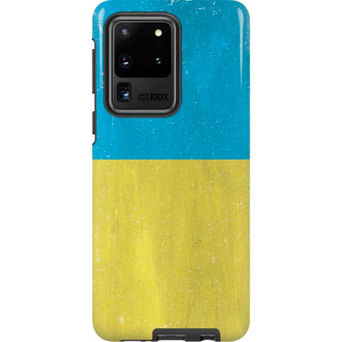 Ukraine Flag Distressed Galaxy S20 Ultra 5G Pro Case