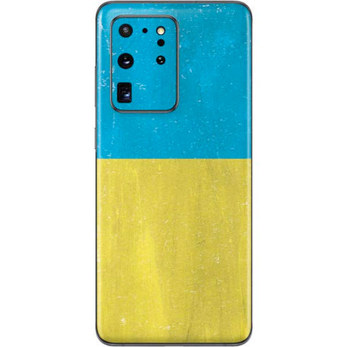 Ukraine Flag Distressed Galaxy S20 Ultra 5G Skin