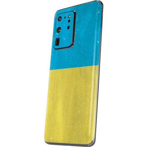 Ukraine Flag Distressed Galaxy S20 Ultra 5G Skin