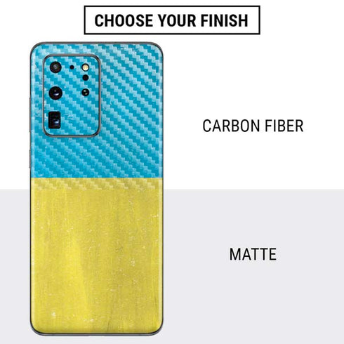 Ukraine Flag Distressed Galaxy S20 Ultra 5G Skin