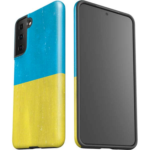 Ukraine Flag Distressed Galaxy S21 FE Pro Case