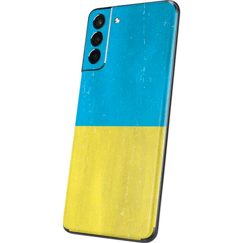 Ukraine Flag Distressed Galaxy S21 Plus 5G Skin