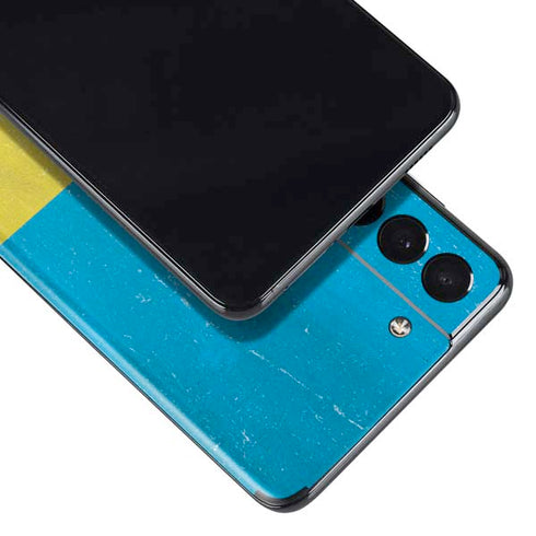 Ukraine Flag Distressed Galaxy S21 Plus 5G Skin
